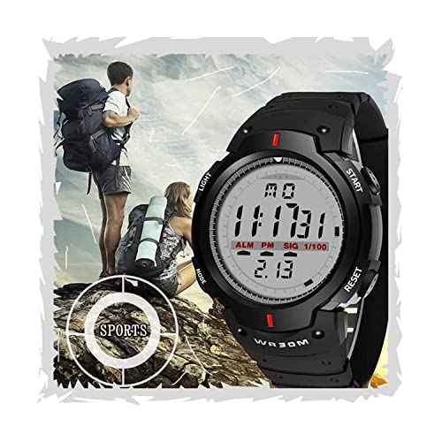 Acnos® Premium Brand - A Taymex Digital Watch Shockproof Multi-Functional Automatic Bla…