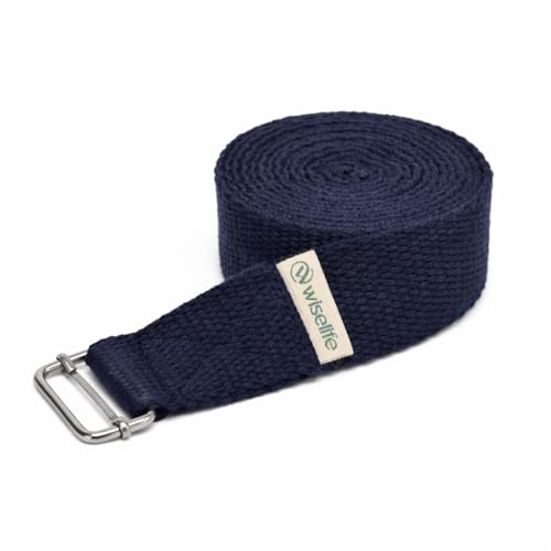 WiseLife Yoga Stretch Belt/Strap | Best for Daily Stretching, Yoga, Pilates, Physical T…