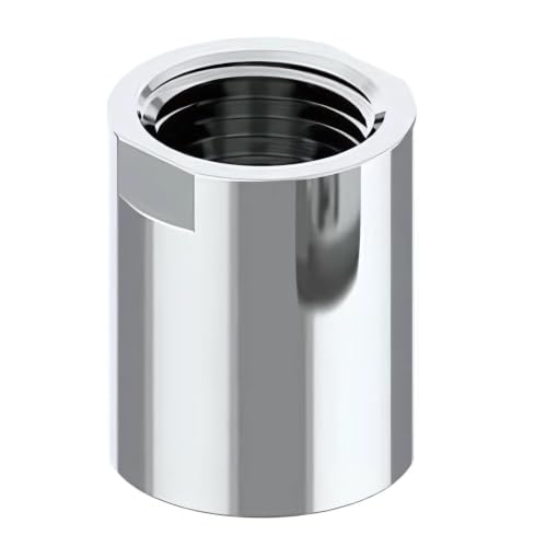 KINIK CP Brass Socket Connector 1/2 Inch x 1/2 Inch Chrome Plated Pipe Fitting Adapter…