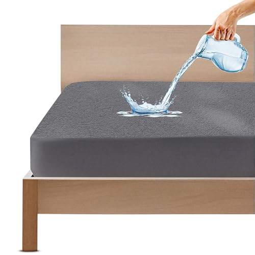 GADDA CO 100% Waterproof Premium Cotton Feel Mattress Protector King Size 78x72 Inch|Ul…
