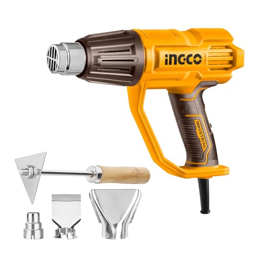 INGCO Heat Gun, 2000W Heavy Duty Hot Air Gun Heat Gun with Overload Protection for Craf…