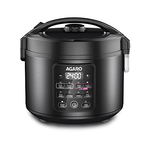 AGARO Regal Electric Rice Cooker, 3 Litres Ceramic Inner Bowl, 750gms (approx. 5 cups)…