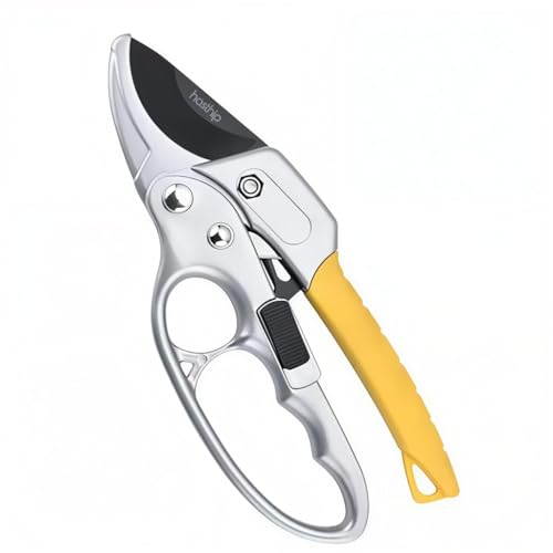 HASTHIP® Garden Pruner Stainless Steel Blade With Safety Lock For Plants