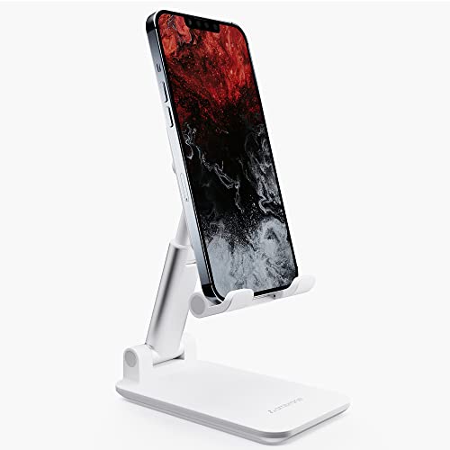 Ambrane Mobile Holding Tabletop Stand, 0-135 Perfect View, Height Adjustment, Wide Comp…