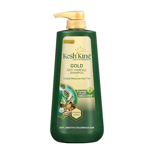 Kesh King Gold Anti Hairfall Shampoo, Reduces Hair Fall, Makes Hair Strong, Strengthens…