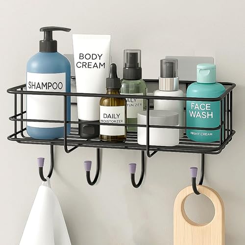 Plantex Bathroom Organiser Without Drill/GI Steel Self Adhesive Bathroom Shelf/Bathroom…