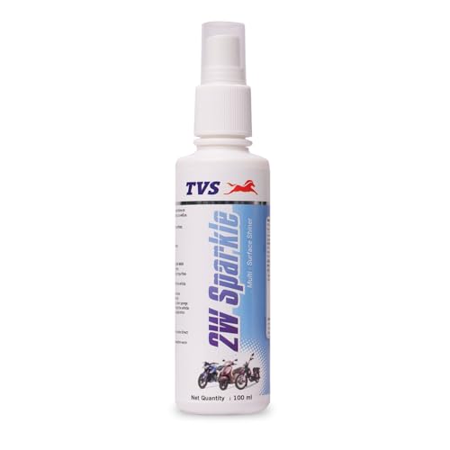 TVS Bike Polish 2W Sparkle 100 Ml Multi Surface Spray Bike Shiner | Effectively Cleanin…