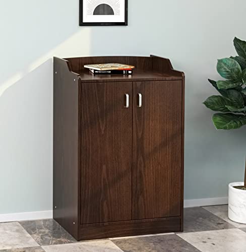 Nilkamal Alpine 2 Door Shoe Cabinet with 4 Shelves | 3 Year Warranty | Engineered Wood…