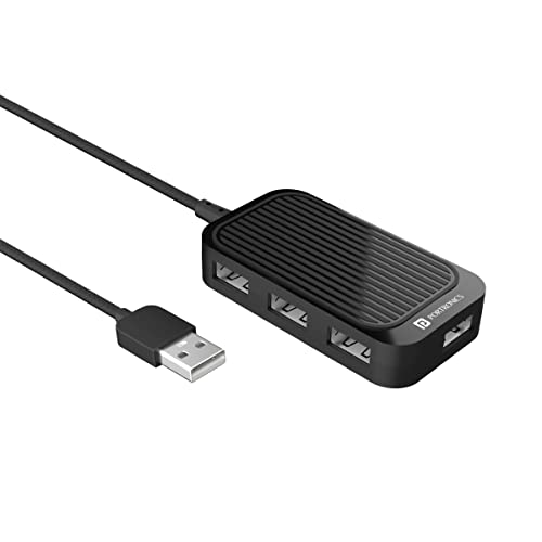 Portronics Mport 4D USB Hub Dock (4-in-1), Multiport USB Dock with Long Cable and up to…