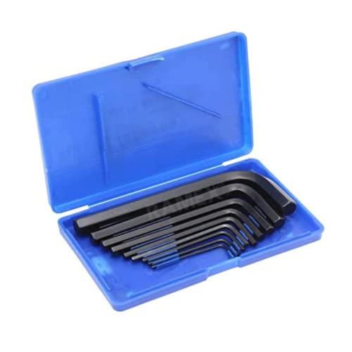 RAMEX Allen Key Set, Allen Key Set Tools Kit, 9pc Hex Allen Key Set In Plastic Box Pack…