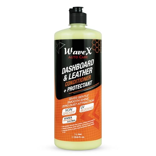 Wavex Dashboard Polish and Leather Conditioner + Protectant (1L) Car Dashboard Polish |…