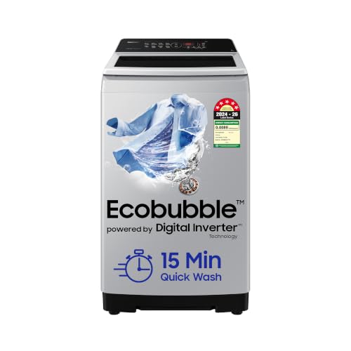 Samsung 7 kg, 5 Star, Eco Bubble Technology, Digital Inverter Motor, Soft Closing Door,…