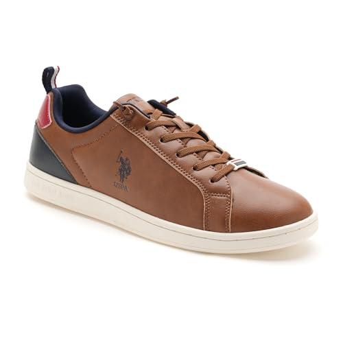U.S. POLO ASSN. Mens | Stefan Tan Tan| Stylish Casual Sneaker Shoes for Man, 8 UK