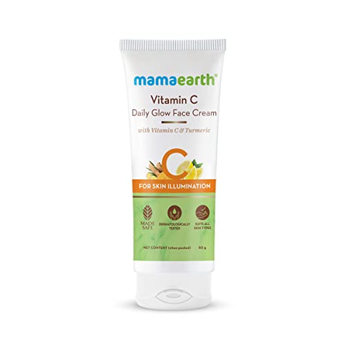 Mamaearth Vitamin C Daily Glow Face Cream With Vitamin C & Turmeric For Skin Illuminati…