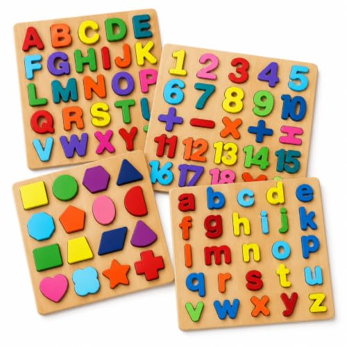 Chocozone Wooden Learning Educational Game Board for Kids, Puzzle Toys for 2 Years Old…