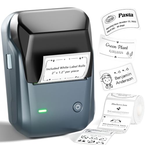 NIIMBOT B1 Label Maker for Small Business/Office/Home, 2 Inch (Dark Blue)