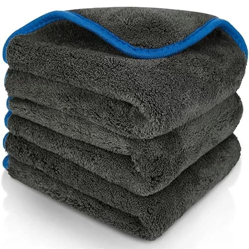 Auto Hub Microfiber Car Cleaning Cloth - Soft 800 GSM (60x40 cm) Microfiber Cloth for C…