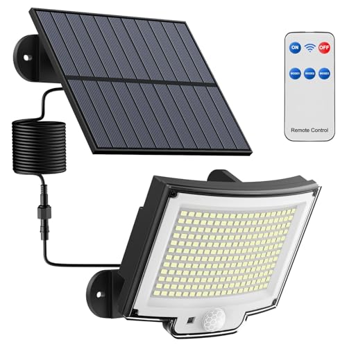 Topabol Motion Solar Lights Outdoor, Cool White Bright Solar Flood Lights Waterproof, D…