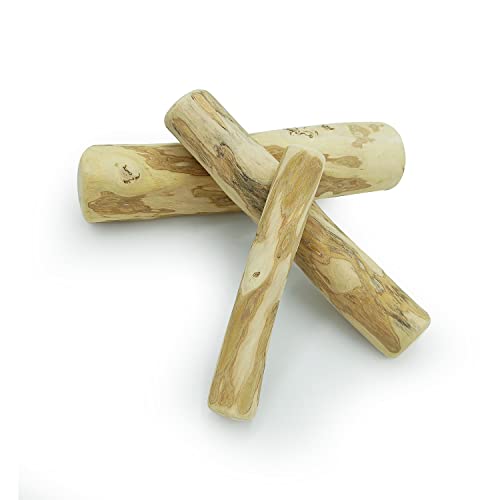 Goofy Tails Coffee Wood Dog Chew Toy | Splinter-Free, Caffeine-Free Natural Dog Dental…