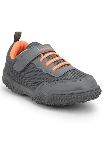 Liberty Quick-1 Grey Walking Shoes for Kids - 31