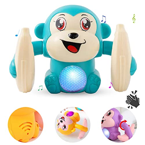 Wembley Dancing Monkey Musical Toy for Kids Baby Spinning Rolling Doll Tumble Toy with…
