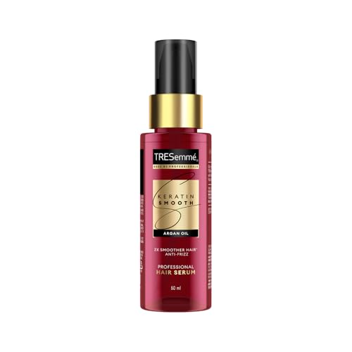 TRESemmé Keratin Smooth Anti Frizz Serum 50ml | 72H Frizz Control, Heat Protection & 2X…