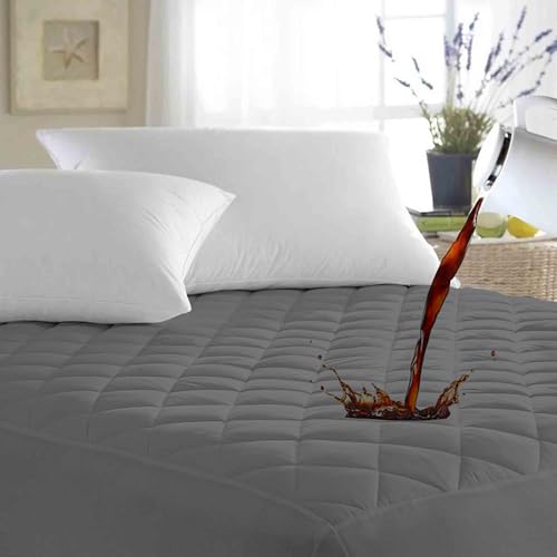 Ayka 100% Waterproof Cotton Quilted Mattress Protector King Size Breathable Hypoallerge…