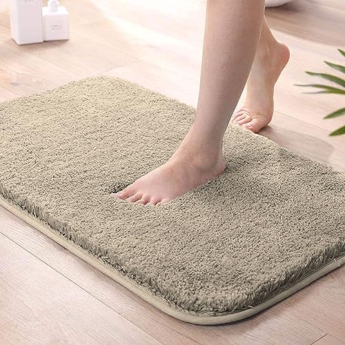 LUXE HOME INTERNATIONAL Microfiber Luxe Home Bath Mat Super Soft Non Slip Vegas Mats Fo…