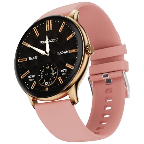 Fire-Boltt Phoenix Pro Round Smart Watch 1.39" HD Display with Bluetooth Calling, AI Vo…