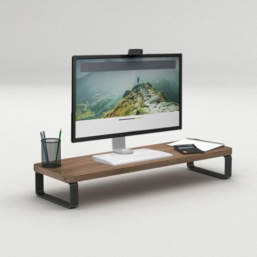 flux Monitor Stand Wooden | Monitor Stand Riser | PC Stand For Desktop Table | , Non Sl…