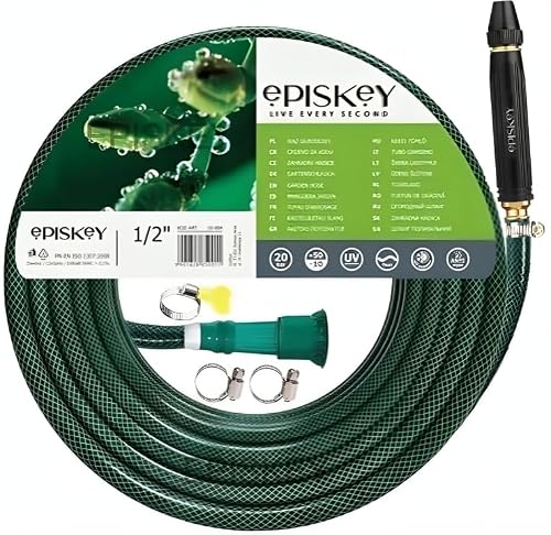 Episkey Heavy Duty 20 Meter Garden Hose | Flexible Expandable WaterPipe with Double Lat…