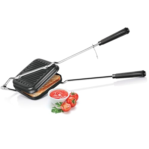 MILTON Pro cook Premium Non-Stick Sandwich Griller | Compatible with Gas Stoves | Sandw…