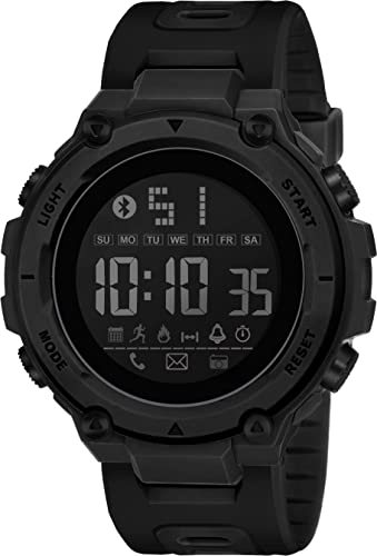 Shocknshop Digital Sports Rubber Stylish Multifunctional Electronic LED Black Dial and…