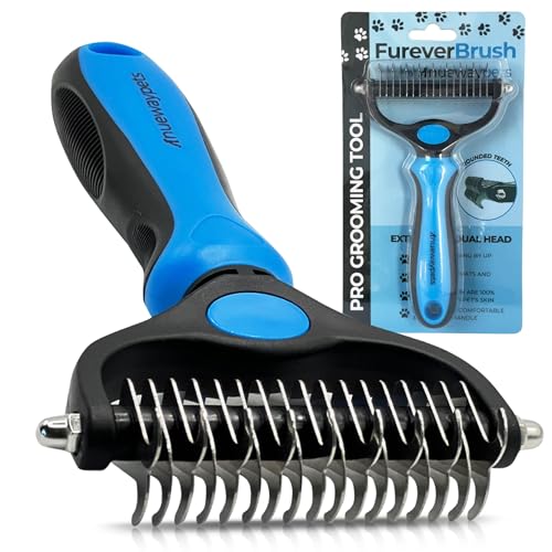 Reduce Shedding with The Original FureverBrush® by NuewayPets - Pro Undercoat Grooming…