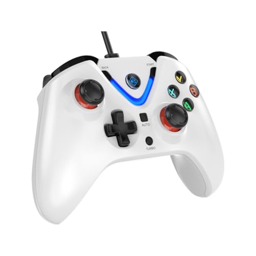 Cosmic Byte ARES Wired Controller for PC, Hall Effect Joystick & Triggers, Dual Vibrati…