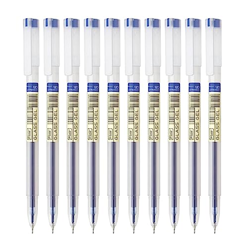 FLAIR Glass Gel Pen Wallet Pack | Tip Size 0.6 mm | Water Proof Ink For Smooth Flow Sys…