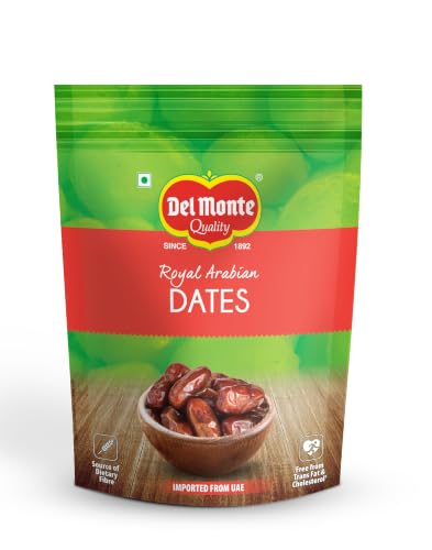 Del Monte Royal Arabian Fresh Dates 450 g | Healthy Snack | Rich in Potassium | High in…