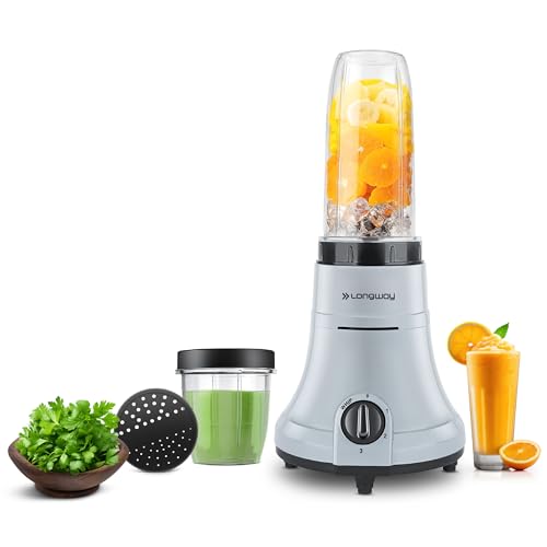 Longway Sage 500 Watt Juicer Mixer Grinder for Grinding, Mixing, Juicing with Powerful…