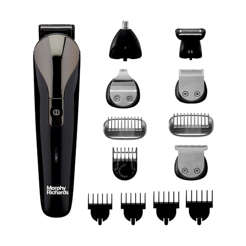 Morphy Richards Kingsman Pro 12-In-1 Grooming Kit For Men| Rechargeable All In One Men…