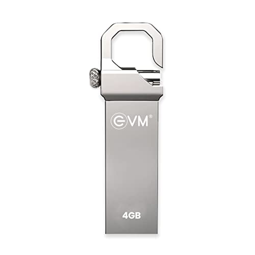 EVM EnStore 4GB USB 2.0 Durable Metal Flash Drive | Dependable 15MB/s Read| Rugged Meta…