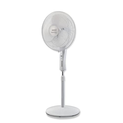 USHA Maxx Air Ultra Pedestal Fan | 400MM Sweep Size | 1350_RPM | Aerodynamic Blade Desi…
