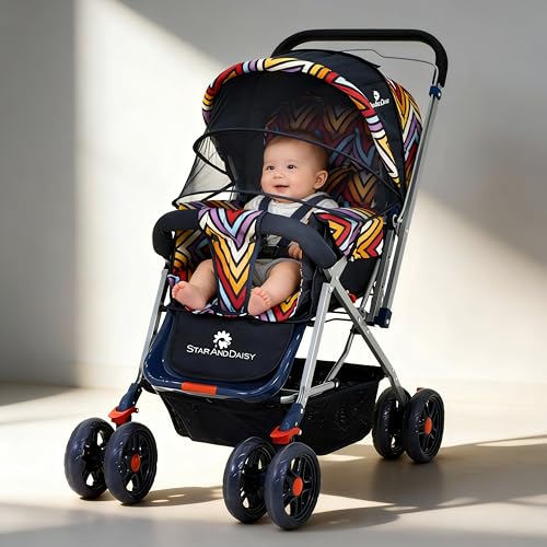 StarAndDaisy Stroller for Baby Boy & Girl 0 to 3 Years / Baby Stroller with Lightweight…