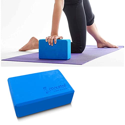 Cockatoo Yoga Block - Supportive Latex-Free EVA Foam Soft Non-Slip Surface for Yoga, Yo…