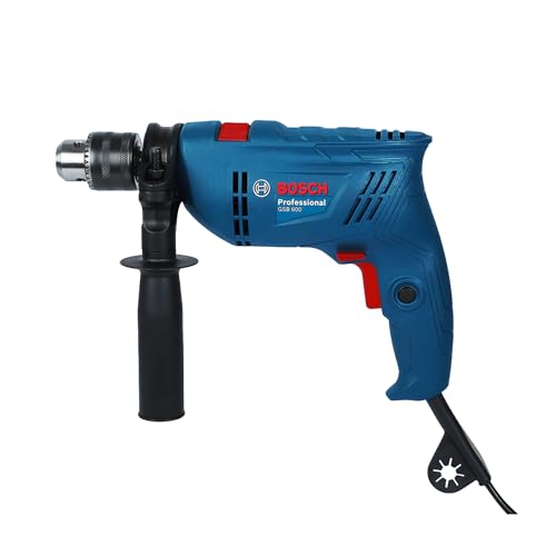 BOSCH GSB 600 Impact Drill Machine for Home & Wall | 600W Motor | 13mm Chuck | 3000 RPM…