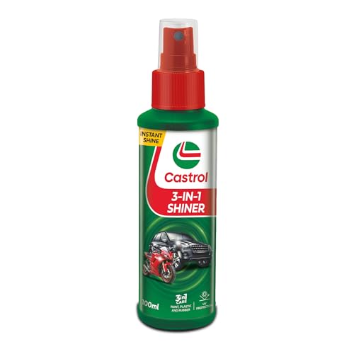 Castrol 3-IN-1 SHINER | Instant Shine for Bikes & Cars (100 ml)