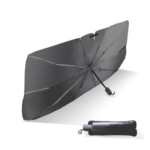 Un1que Car Windshield Sun Shade Protector- Foldable Car Shades for Windows, 3 Layers UV…