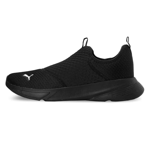 PUMA | Melanite Slip On Men's Sneakers | Black-White | 8UK