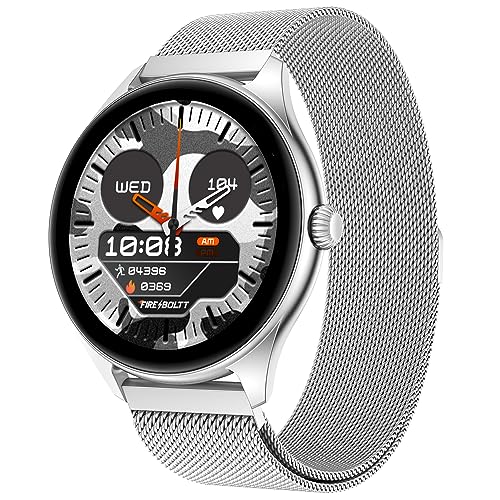 Fire-Boltt Ace Luxury Phoenix AMOLED Stainless Steel Smart Watch 36.32mm (1.43 inch), 7…