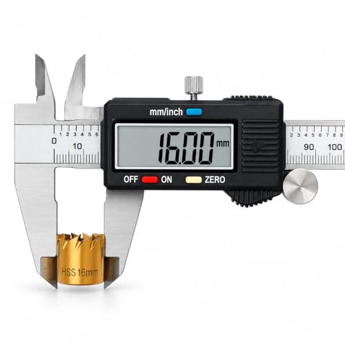 Corceptive Waterproof Digital Vernier Caliper – Stainless Steel Electronic Measuring To…