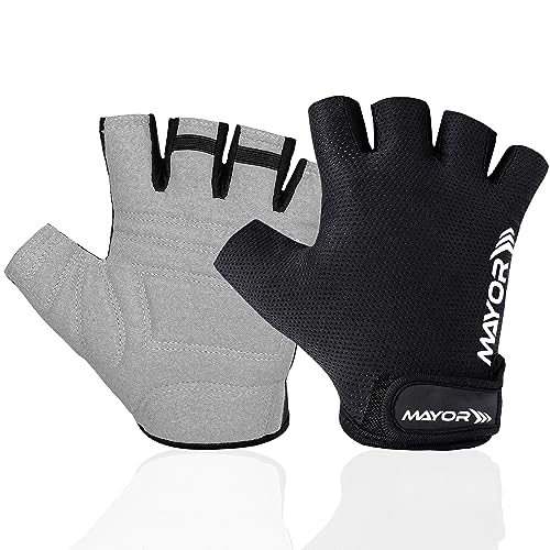 Mayor Shield Gym Gloves (Free Size) Weightlifting Gloves for Men and Women Cycling Glov…
